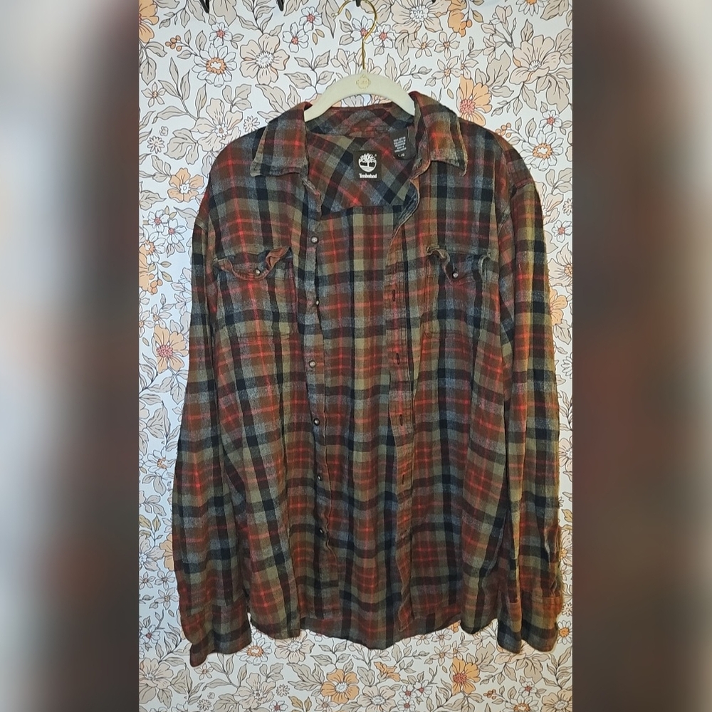 Timberland Plaid Flannel Shirt